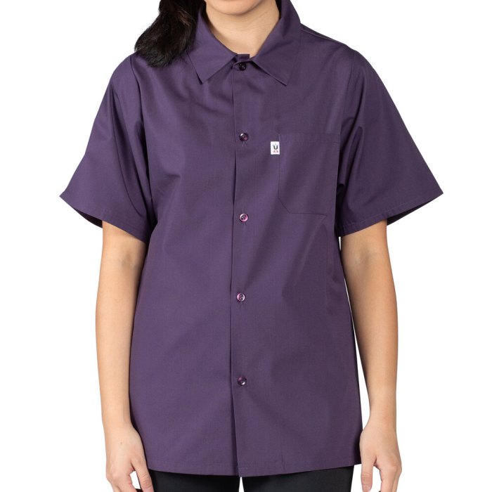 Eggplant mens dress shirt