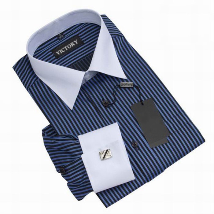 Mens dress shirts french cuff