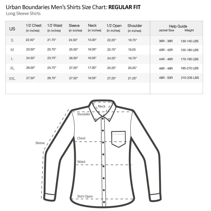 How to find men's dress shirt size