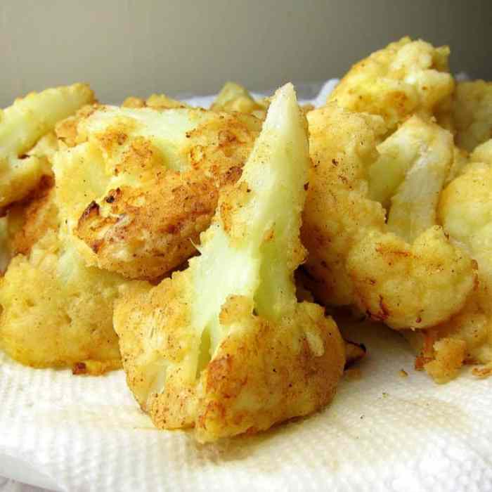 How to cook fried cauliflower indian style