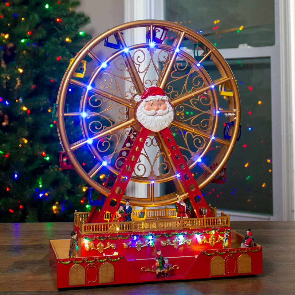 How to make a ferris wheel christmas decoration