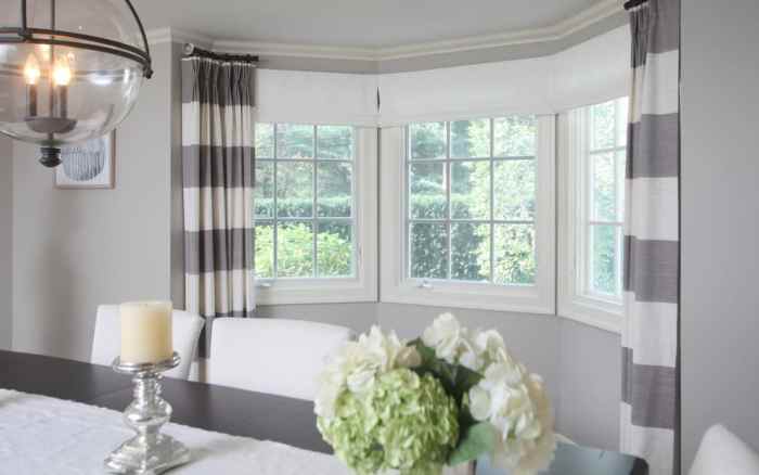 Bay nook coverings blindsgalore treating nooks stunning blinds ways rooms wood homebnc