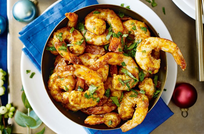 How to cook big prawns indian style