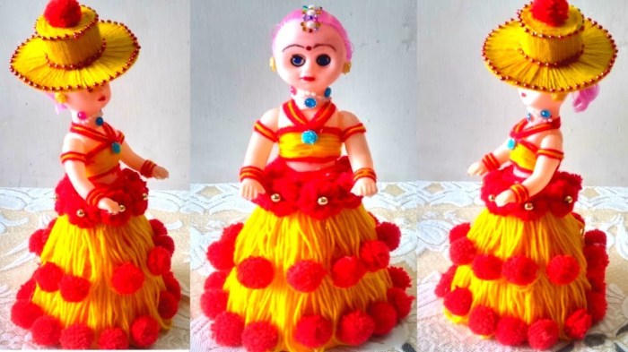 How to make doll decoration