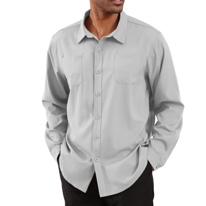 Mens solid color dress shirts