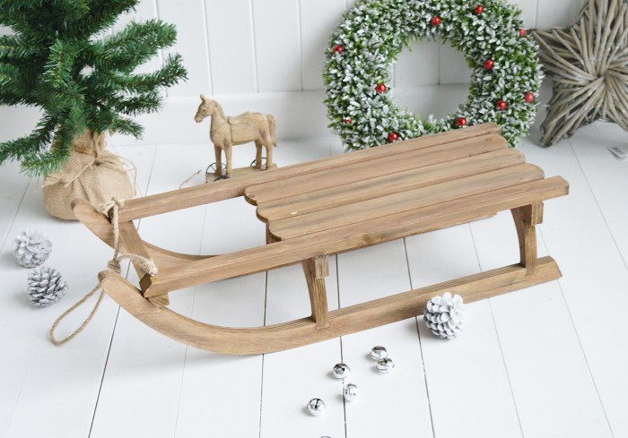 How to make a sleigh decoration